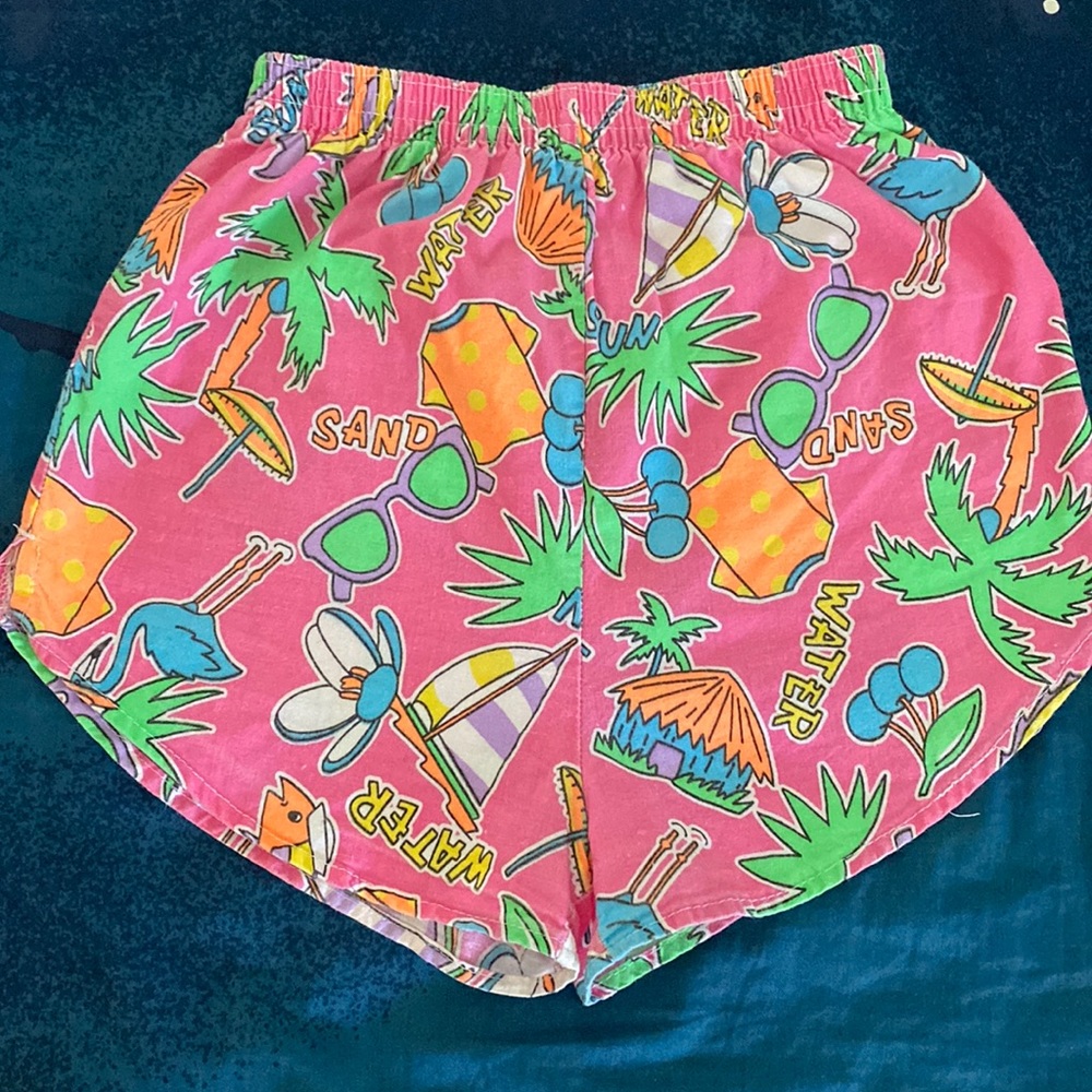 Kids Hawaiian Print Shorts